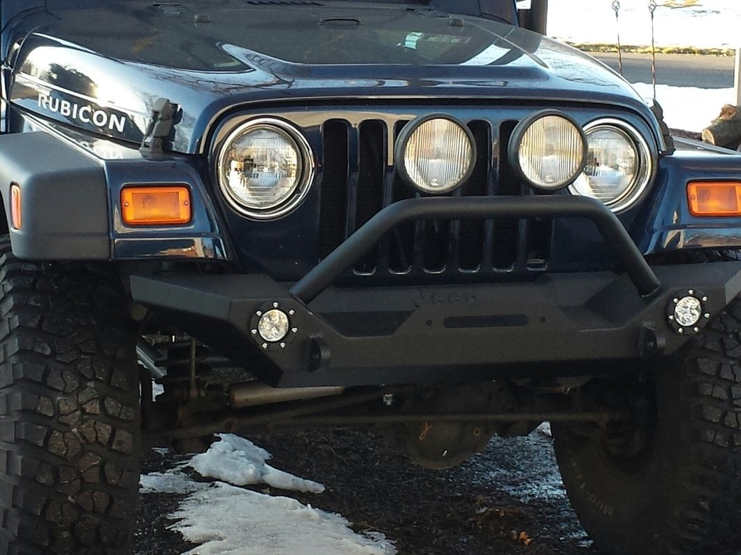 Barricade Trail Force HD Front Bumper with LED Lights (87-06 Jeep Wrangler YJ & TJ)