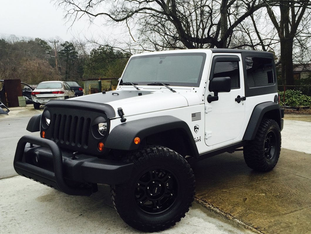 Barricade Rubi Rails; Textured Black (07-18 Jeep Wrangler JK 2-Door)
