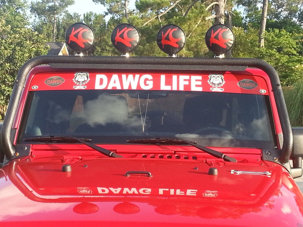 Barricade Windshield Light Mount (07-18 Jeep Wrangler JK)