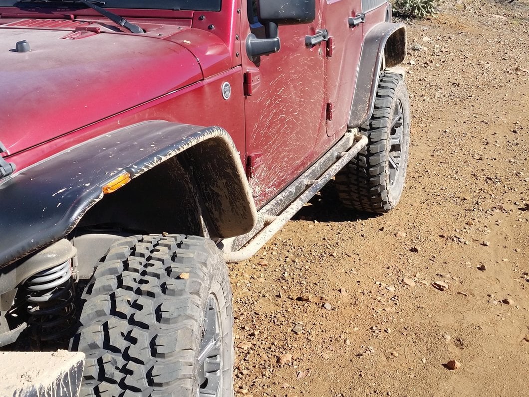 Barricade Enhanced Rubi Rails; Textured Black (07-18 Jeep Wrangler JK 4-Door)