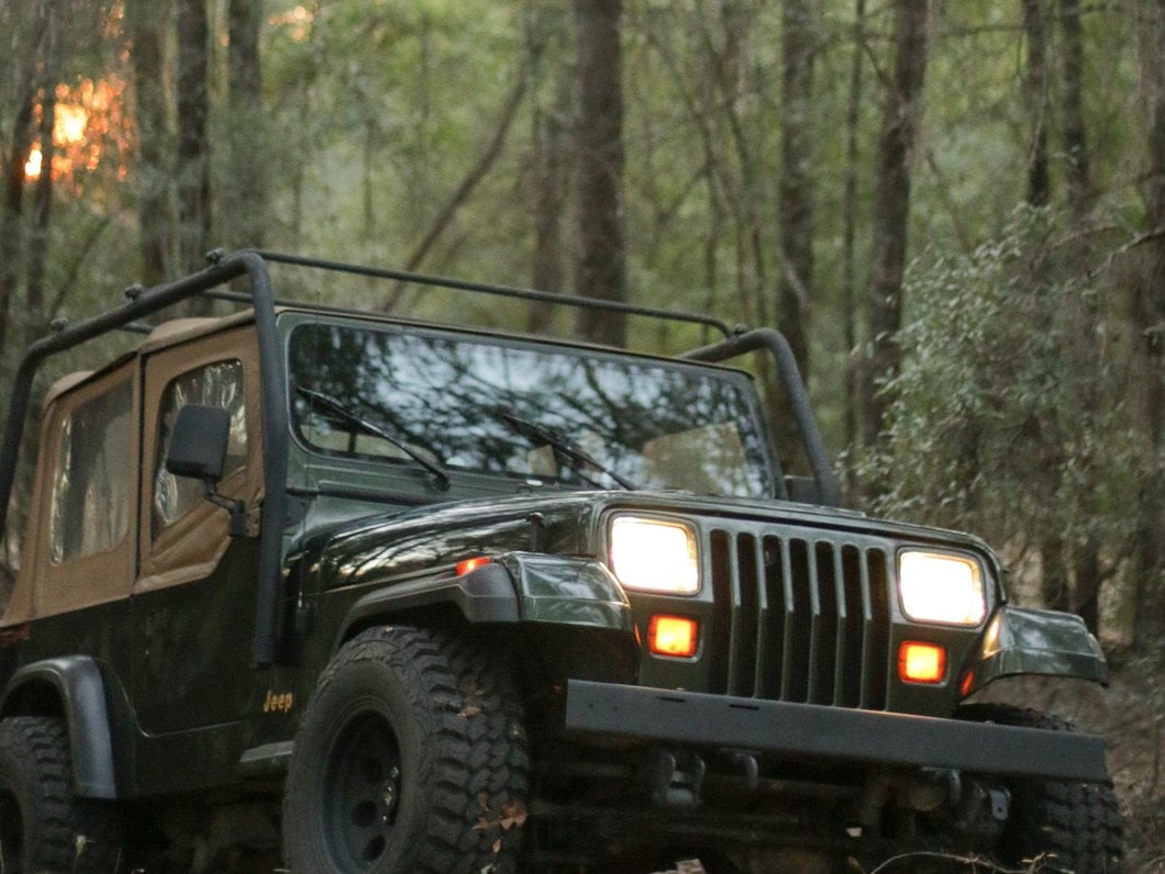 Barricade Roof Rack; Textured Black (87-95 Jeep Wrangler YJ)