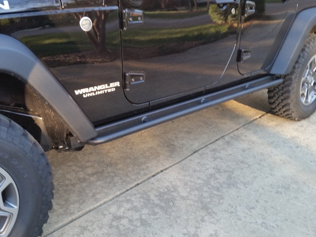 Barricade Enhanced Rubi Rails; Textured Black (07-18 Jeep Wrangler JK 4-Door)