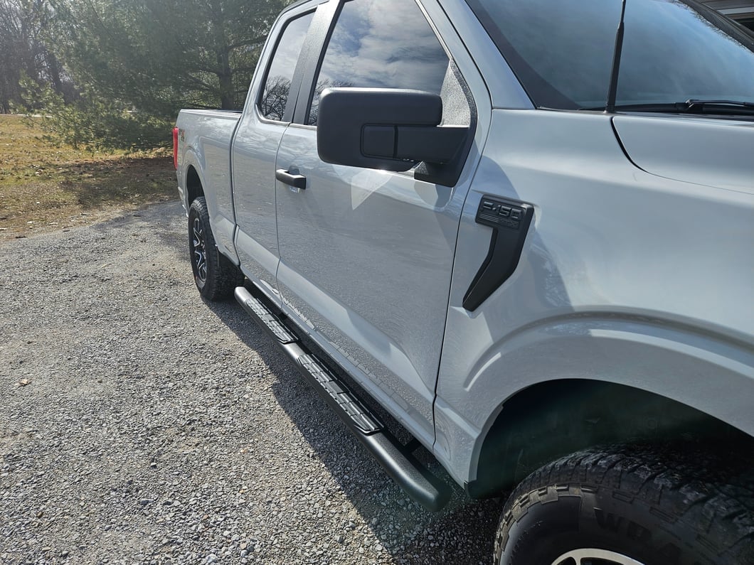 Barricade PNC Side Step Bars; Textured Black (15-25 F-150 SuperCab)