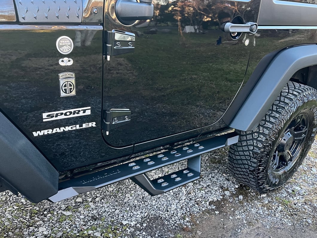 Barricade HD Overland Drop Side Step Bars (07-18 Jeep Wrangler JK 2-Door)