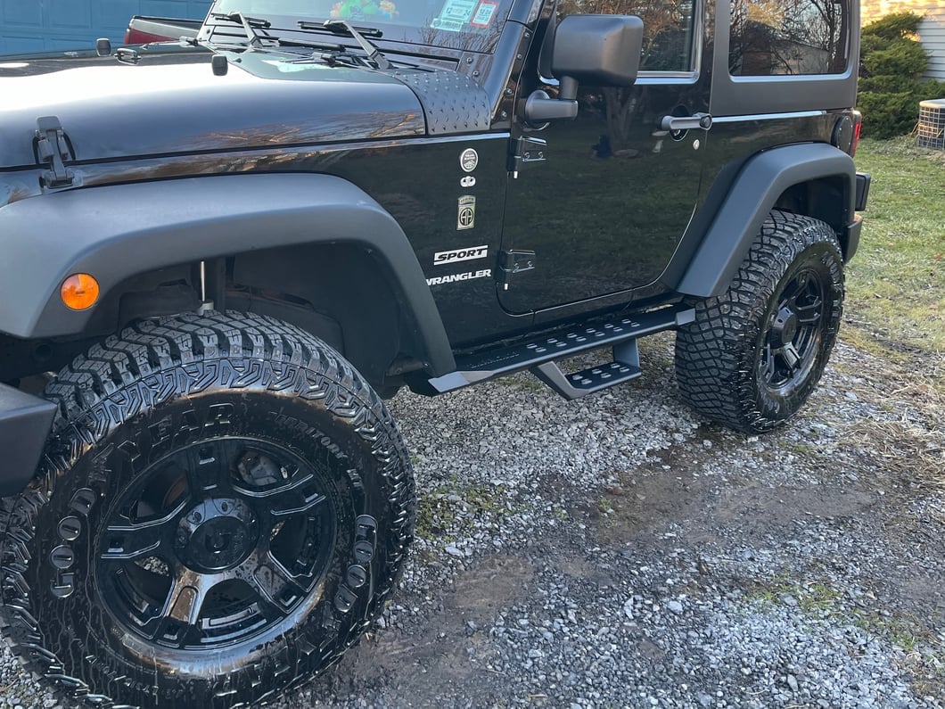 Barricade HD Overland Drop Side Step Bars (07-18 Jeep Wrangler JK 2-Door)