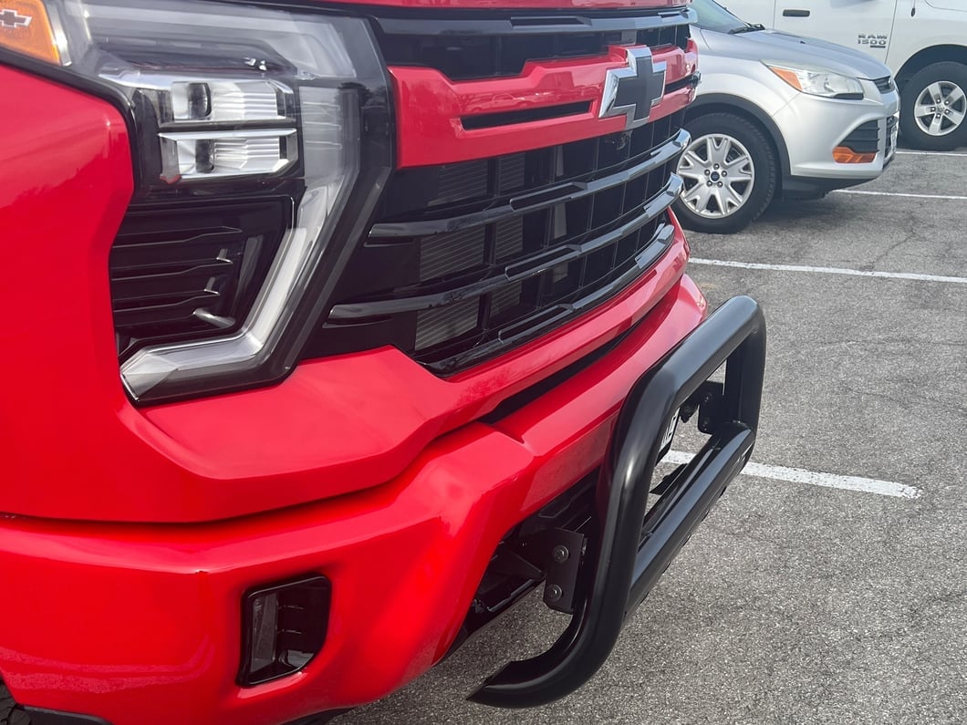 Barricade 3-Inch Bull Bar; Black (20-25 Silverado 2500 HD)