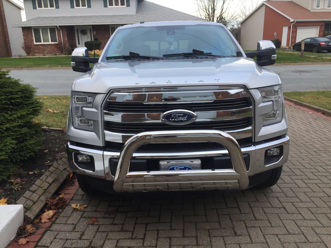Barricade 3.50-Inch Bull Bar; Stainless Steel (04-25 F-150, Excluding Raptor)