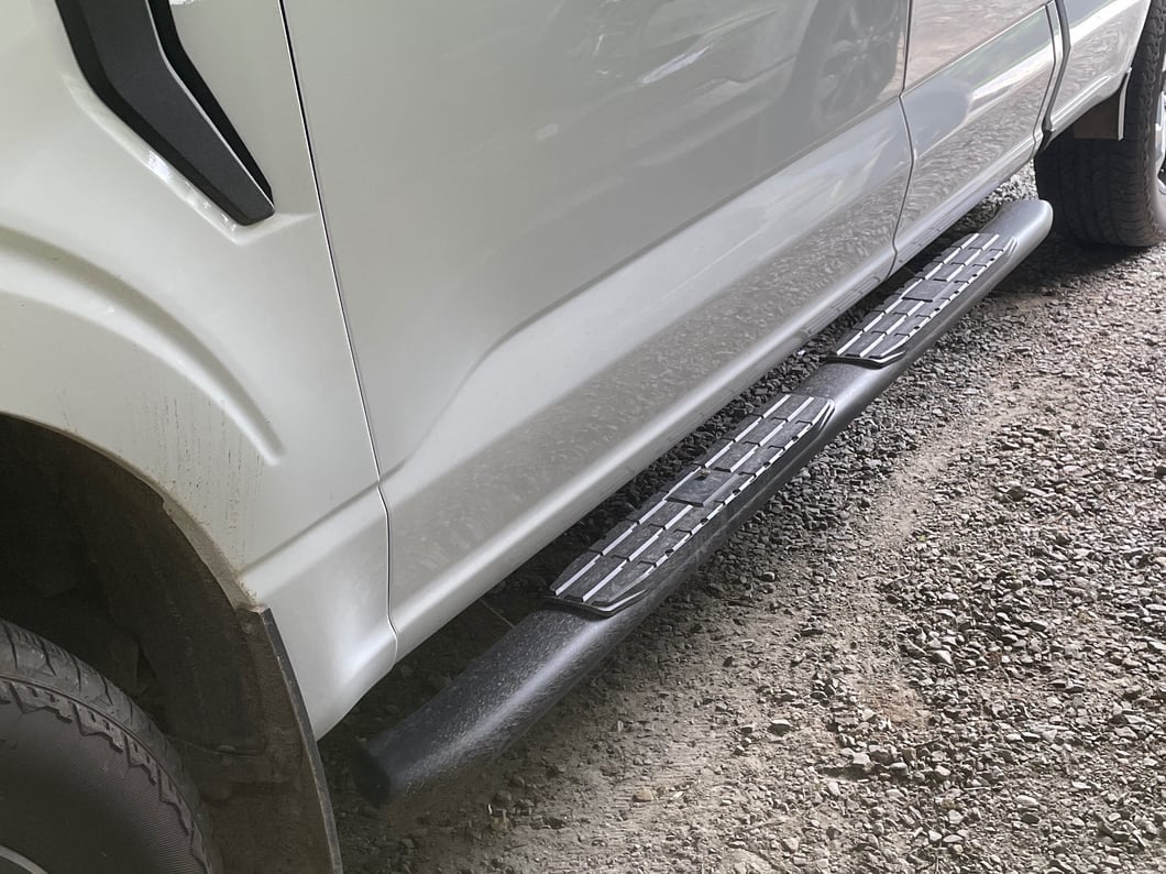 Barricade PNC Side Step Bars; Textured Black (15-25 F-150 SuperCab)
