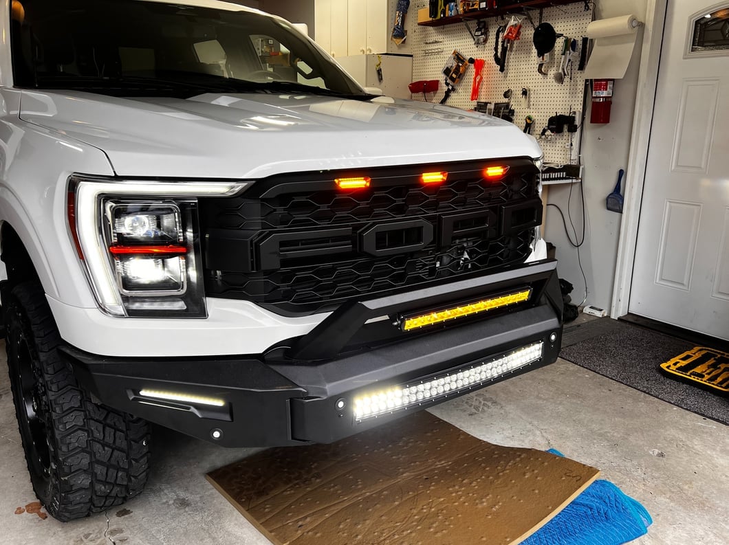 Barricade ACC Relocation Bracket for Barricade Extreme HD Front Bumpers Only (21-25 F-150, Excluding Raptor)