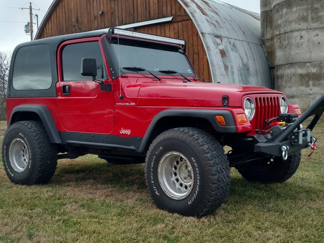 Barricade Extreme HD Rock Sliders; Textured Black (97-06 Jeep Wrangler TJ, Excluding Unlimited)