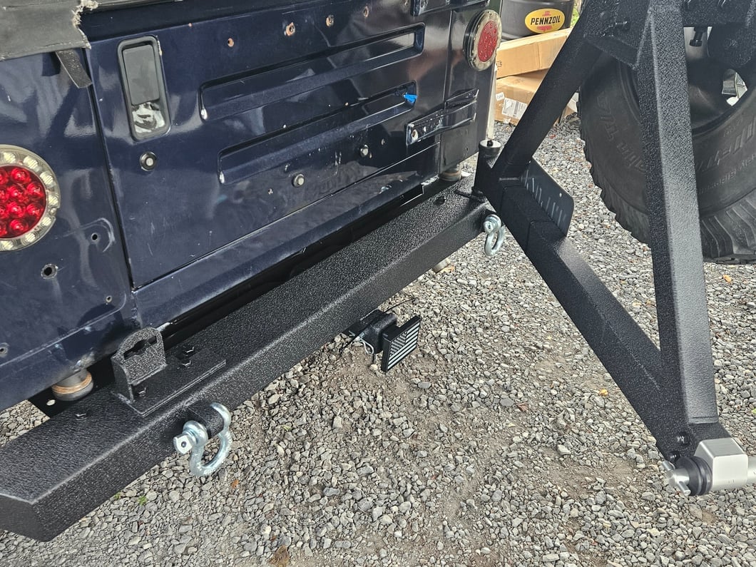 Barricade Classic Rear Bumper with Tire Carrier (87-06 Jeep Wrangler YJ & TJ)