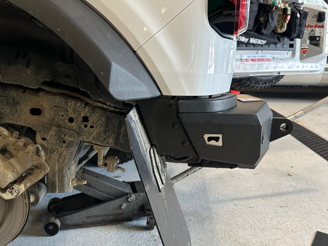 Barricade HD Rear Bumper with LED Fog Lights (21-25 Bronco, Excluding Raptor)