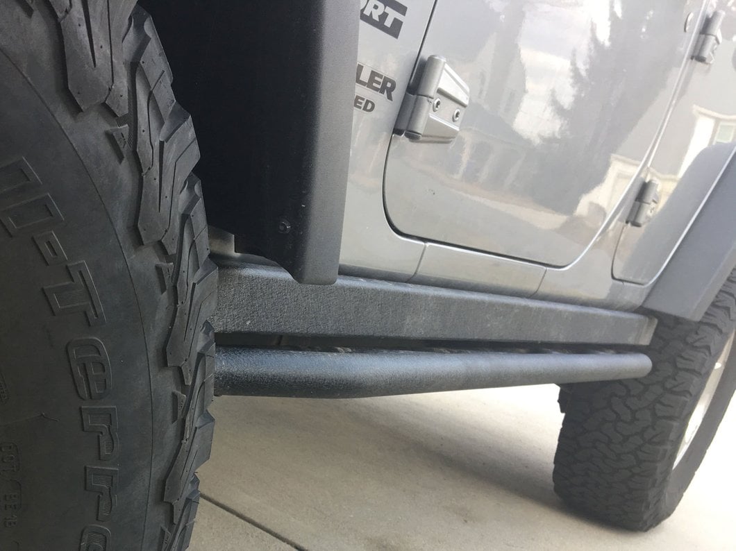 Barricade Rubi Rails; Textured Black (07-18 Jeep Wrangler JK 4-Door)