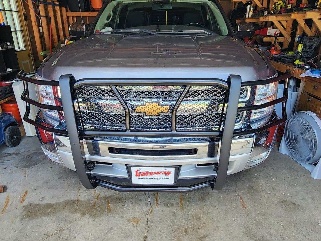 Barricade Modular Extreme HD Grille Guard; Black (07-13 Silverado 1500)