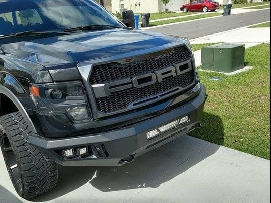 Barricade Extreme HD Front Bumper with LED Light Bar, Fog and Spot Lights (09-14 F-150, Excluding Raptor)