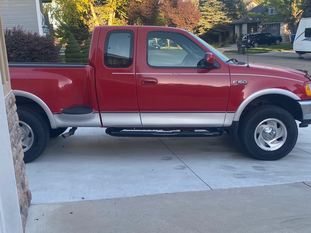 Barricade 3-Inch Side Step Bars; Gloss Black (97-03 F-150)
