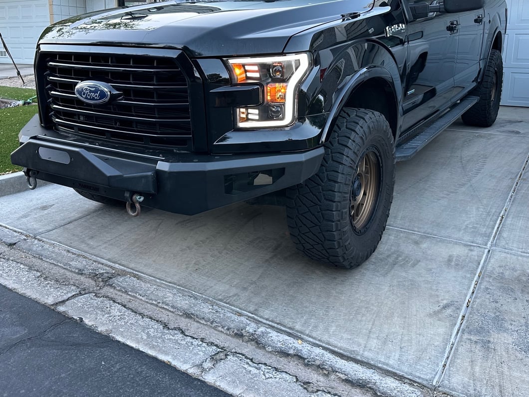 Barricade HD3 Plate Style HD Winch Mount Front Bumper (15-17 F-150, Excluding Raptor)