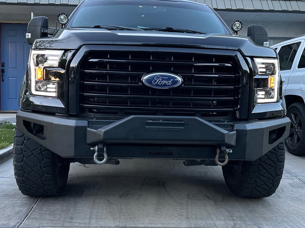 Barricade HD3 Plate Style HD Winch Mount Front Bumper (15-17 F-150, Excluding Raptor)