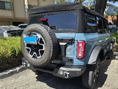 Barricade HD Tire Carrier With Mount (21-25 Bronco)