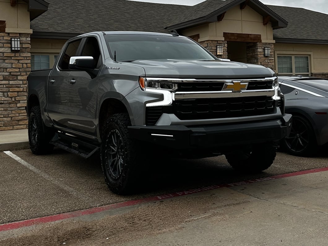Barricade Extreme HD Modular Front Bumper with LED DRL (22-25 Silverado 1500 w/o Super Cruise, Excluding ZR2)