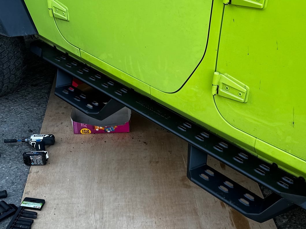 Barricade HD Overland Drop Side Step Bars (07-18 Jeep Wrangler JK 4-Door)