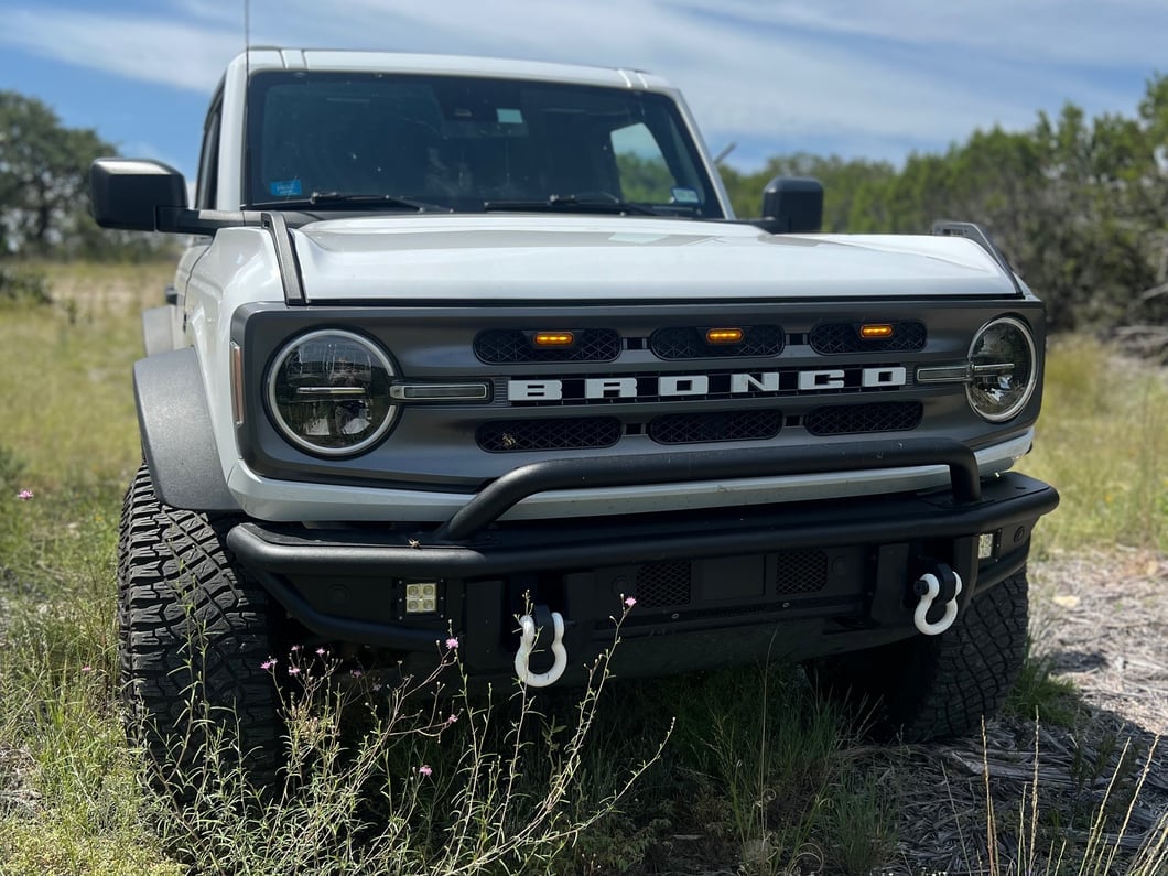 Barricade HD Tubular Front Bumper with LED Fog Lights (21-25 Bronco, Excluding Raptor)