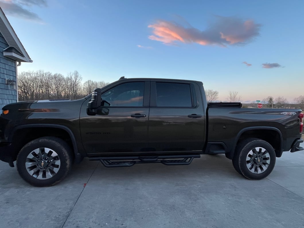 Barricade TCX HD Drop Side Step Bars (20-25 Silverado 2500 HD Crew Cab)