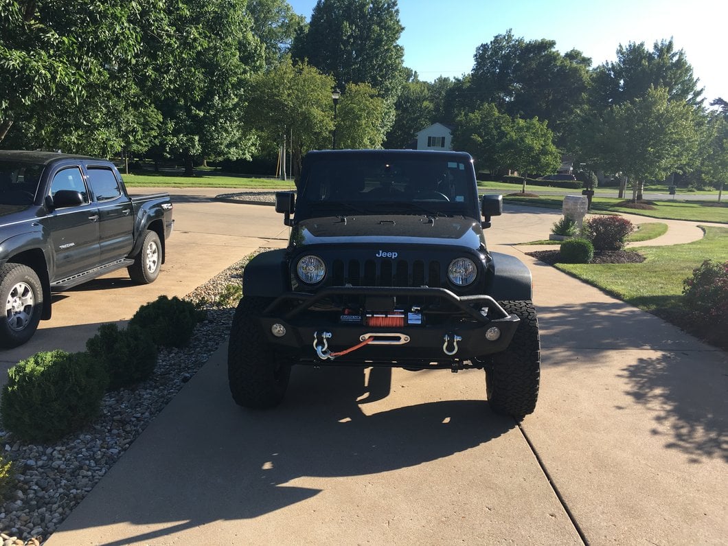Barricade Extreme HD Front Bumper with 9,500 lb. Winch (07-18 Jeep Wrangler JK)