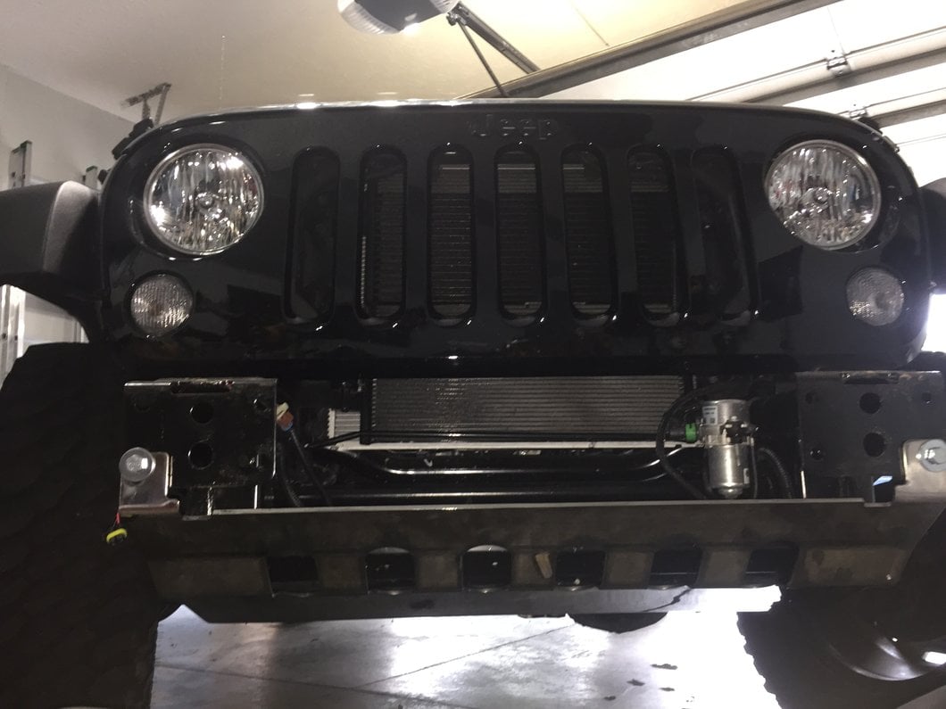 Barricade Front Skid Plate; Stainless Steel (10-18 Jeep Wrangler JK)