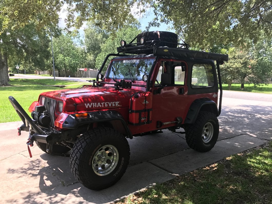 Barricade Roof Rack; Textured Black (87-95 Jeep Wrangler YJ)
