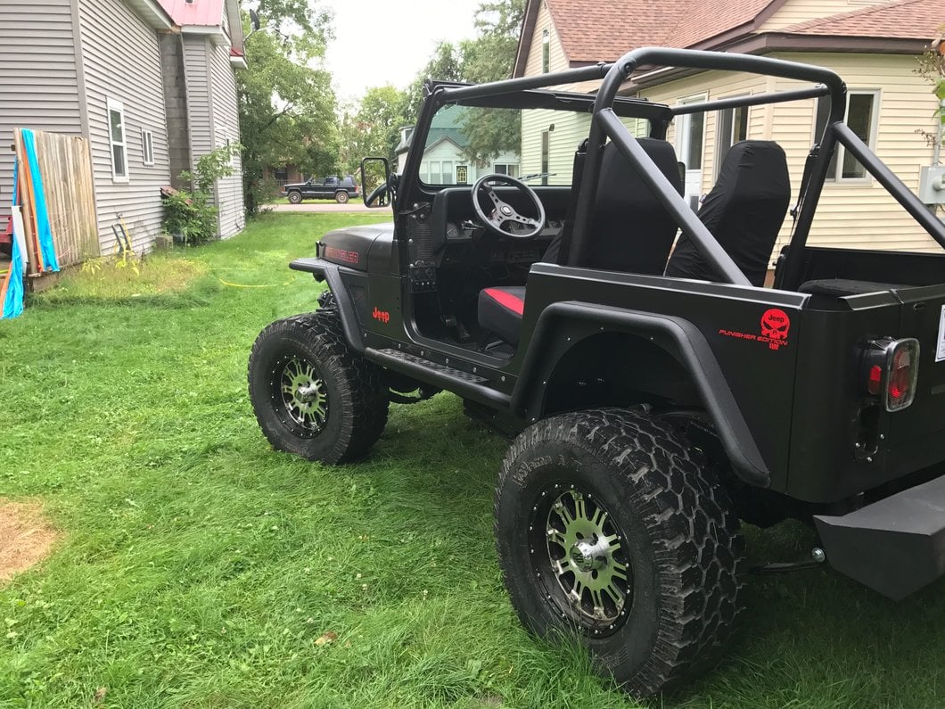 Barricade Rear Fender with 3-Inch Flare (87-95 Jeep Wrangler YJ)