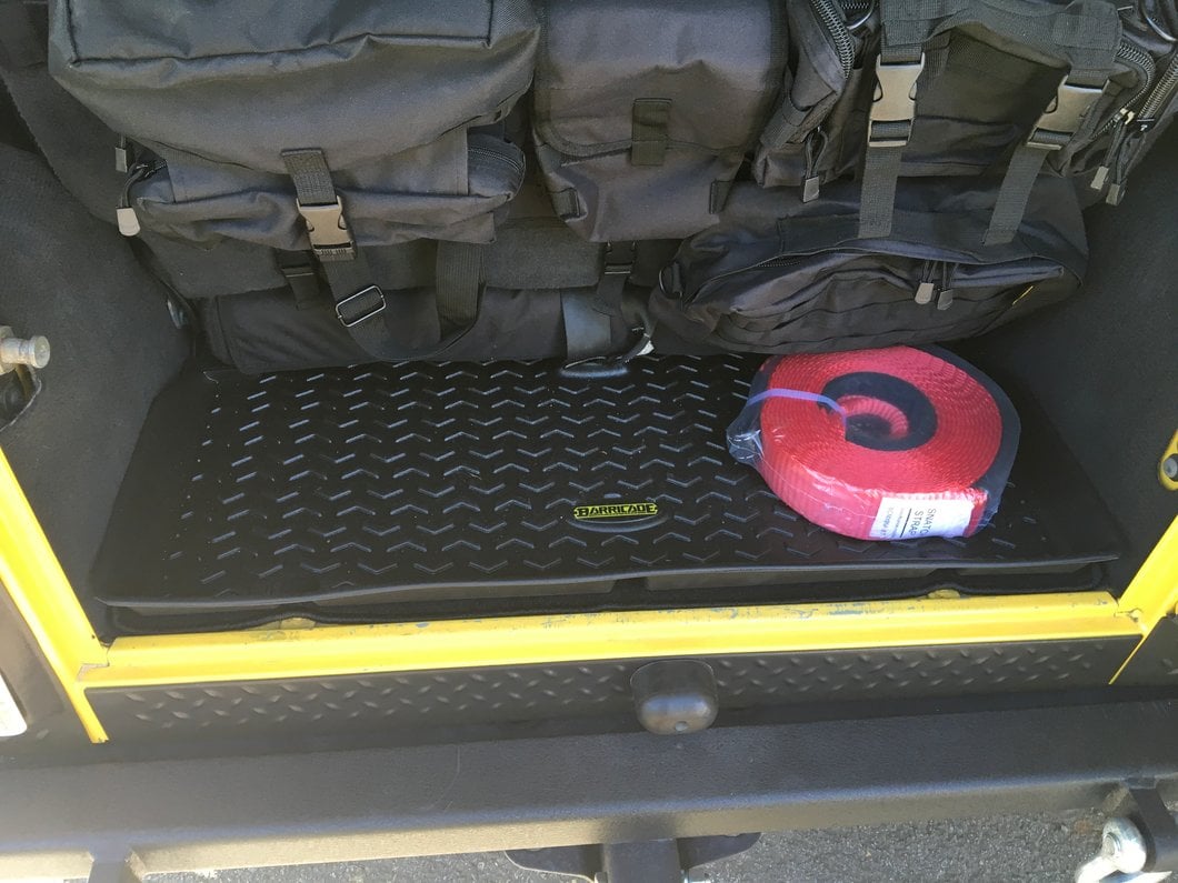 Barricade Cargo Liner; Black (97-06 Jeep Wrangler TJ, Excluding Unlimited)