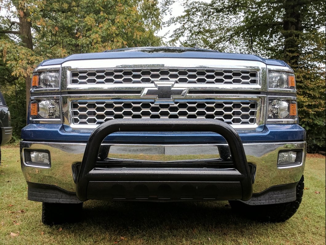 Barricade 3-Inch Bull Bar; Black (07-18 Silverado 1500)