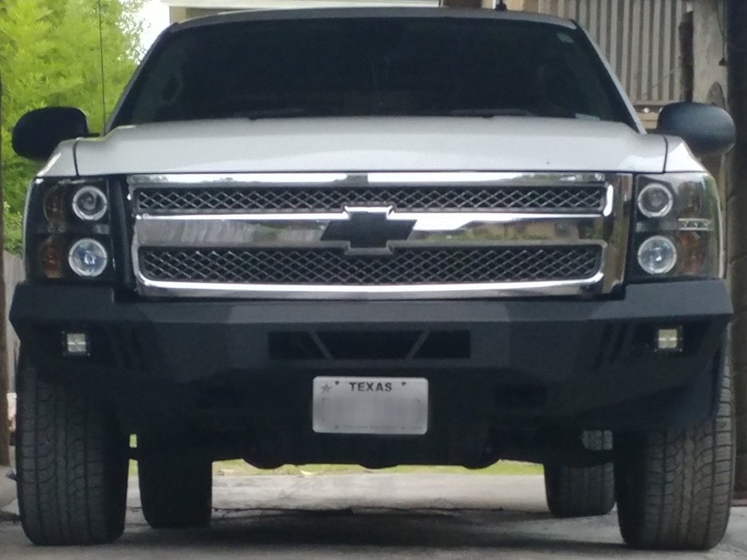 Barricade Extreme HD Front Bumper with LED Fog Lights (07-13 Silverado 1500)