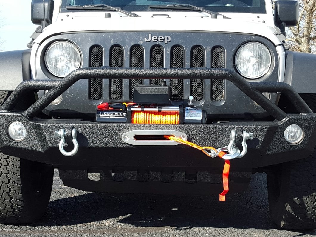 Barricade Extreme HD Front Bumper with 9,500 lb. Winch (07-18 Jeep Wrangler JK)