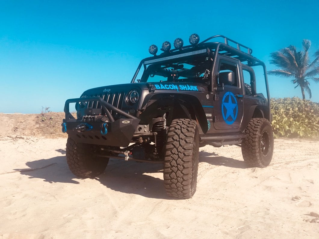 Barricade Roof Rack Basket; Textured Black (07-25 Jeep Wrangler JK & JL)