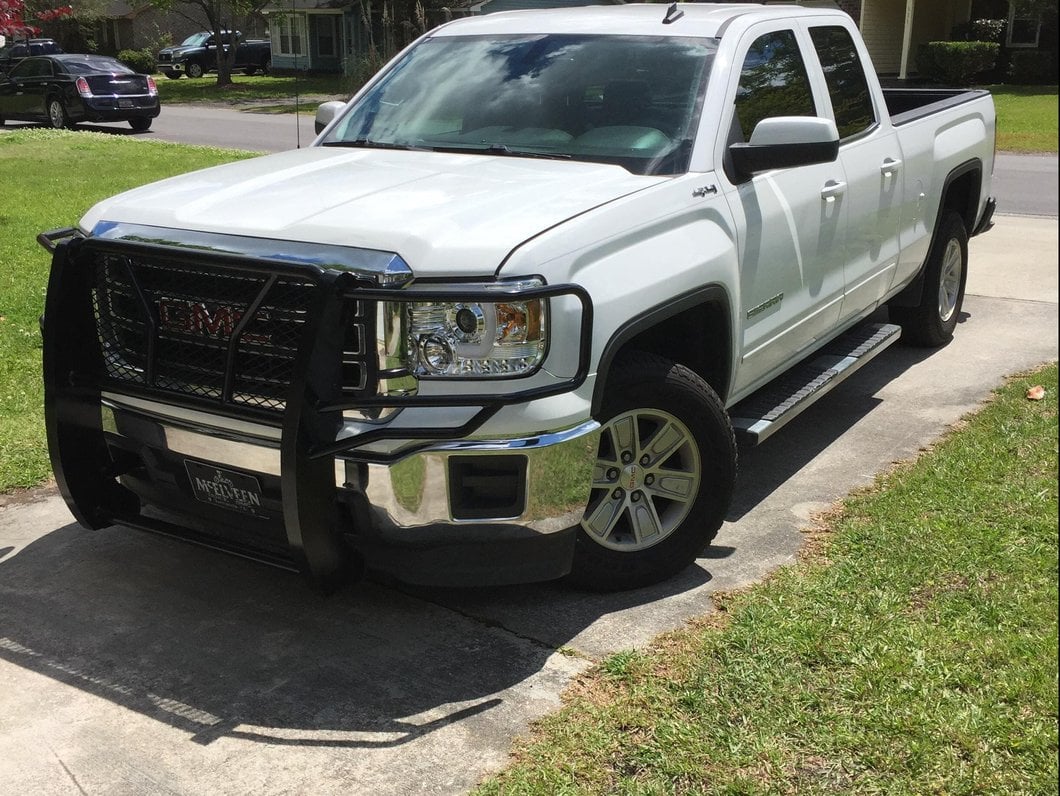 Barricade Extreme HD Grille Guard; Black (14-18 Sierra 1500)