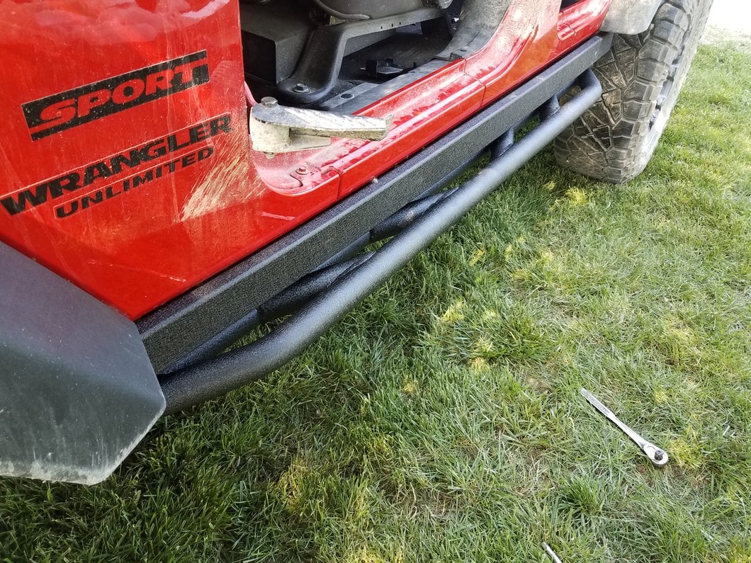 Barricade Rubi Rails; Textured Black (07-18 Jeep Wrangler JK 4-Door)