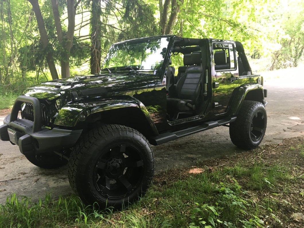Barricade Rectangular Adventure Mirrors; Textured Black (07-25 Jeep Wrangler JK & JL)