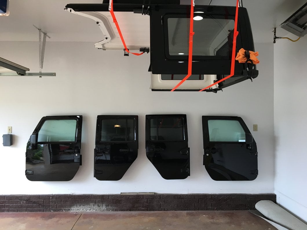 Barricade Door Storage Hangers (07-18 Jeep Wrangler JK)