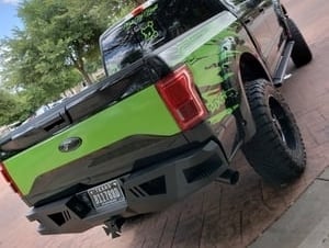 Barricade Extreme HD Rear Bumper for Factory Hitches (15-20 F-150, Excluding Raptor)