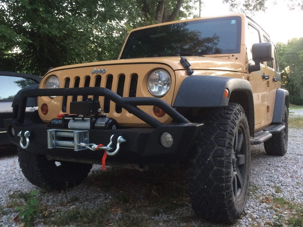 Barricade Extreme HD Front Bumper with 9,500 lb. Winch (07-18 Jeep Wrangler JK)