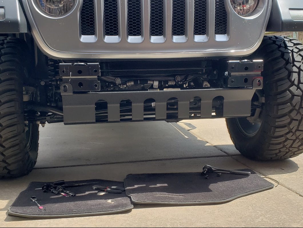 Barricade Skid Plate for Factory Bumpers Only (18-25 Jeep Wrangler JL)