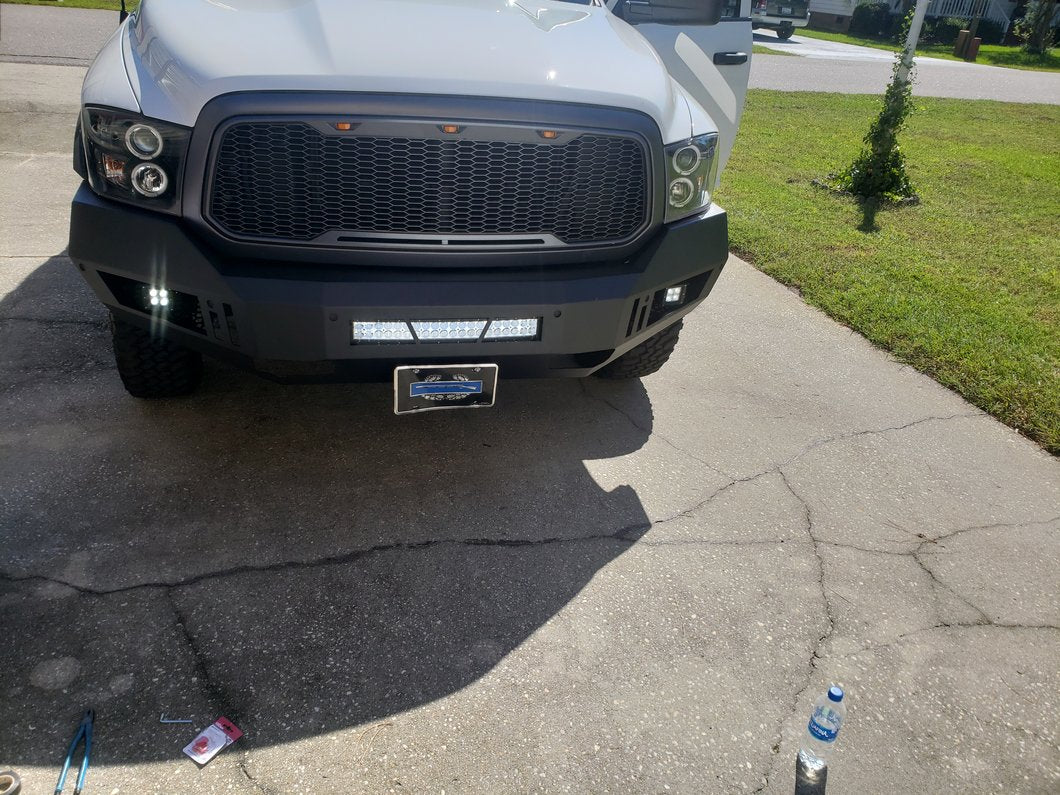 Barricade Extreme HD Front Bumper; Textured Black (09-12 RAM 1500)