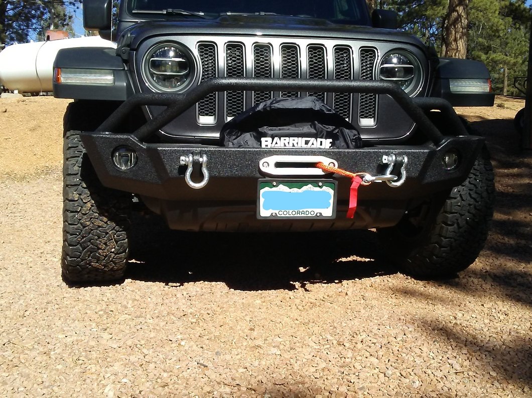Barricade Extreme HD Front Bumper with 9,500 lb. Winch (18-25 Jeep Wrangler JL)