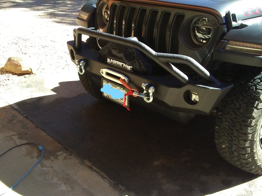 Barricade Extreme HD Front Bumper with 9,500 lb. Winch (18-25 Jeep Wrangler JL)