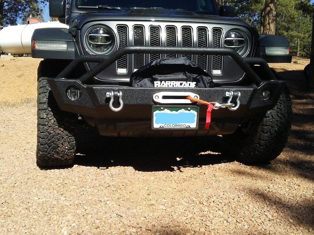 Barricade Extreme HD Front Bumper with 9,500 lb. Winch (18-25 Jeep Wrangler JL)
