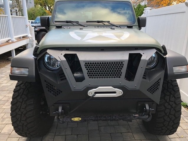 Barricade Apocalypse Grille Guard (18-25 Jeep Wrangler JL, Excluding 21-25 Rubicon)