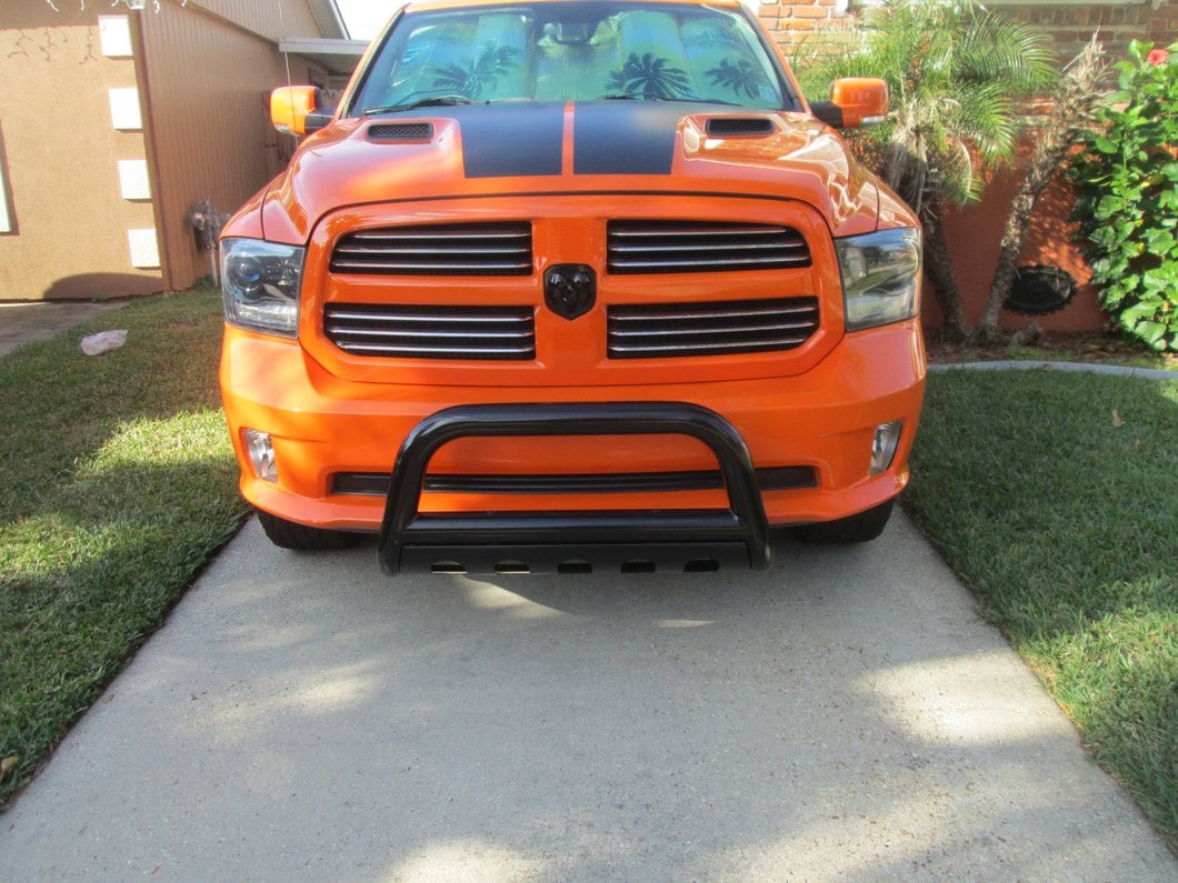 Barricade 3-Inch Bull Bar; Black (09-18 RAM 1500, Excluding Rebel)