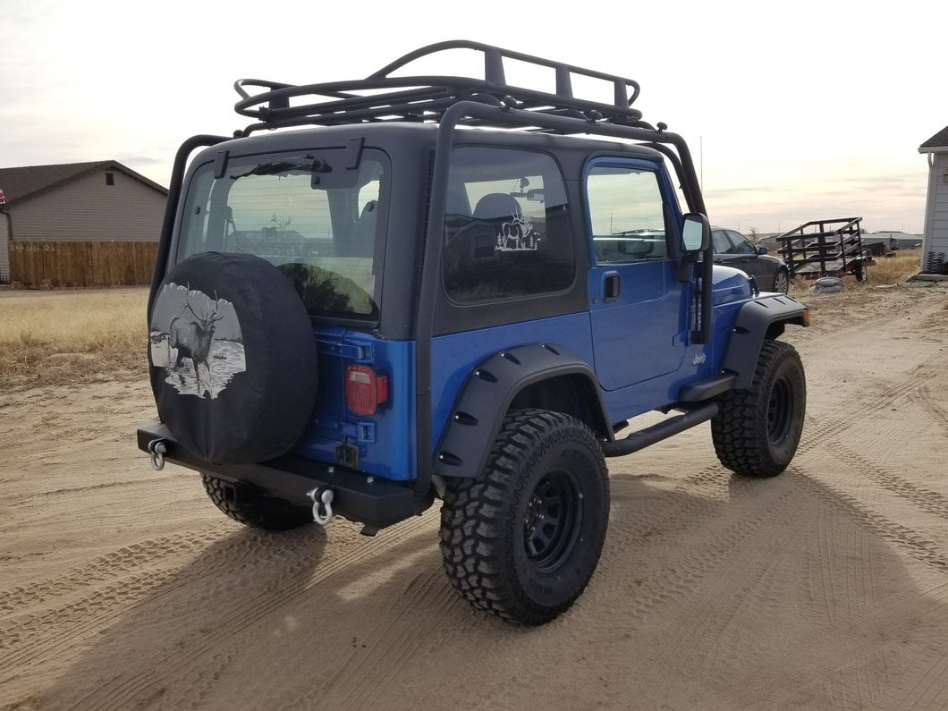 Barricade Classic Rear Bumper (87-06 Jeep Wrangler YJ & TJ)